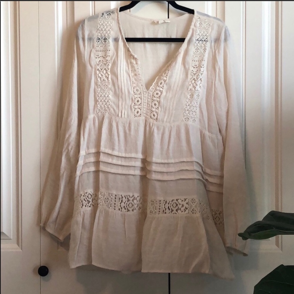 EUC Anthropologie Entro Boho Blouse Sz. L